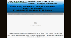 Desktop Screenshot of actemm.com